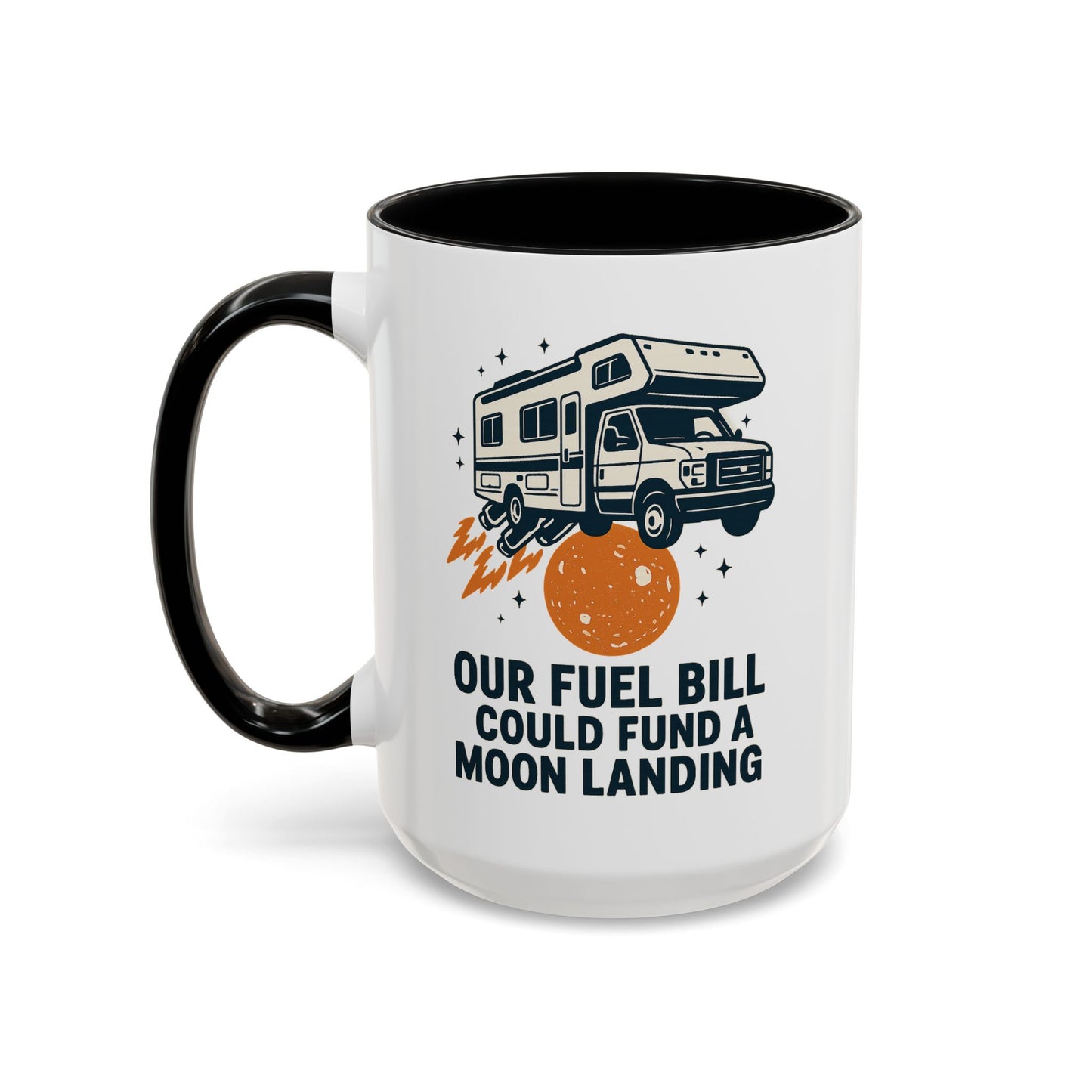 Our Fuel Bill Could Fund a Moon Landing Coffee Mug
