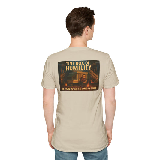 Tiny Box of Humility – Pop-Up Camper Tee
