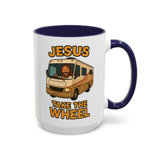 Jesus Take The Wheel (RV Edition) Coffee Mug
