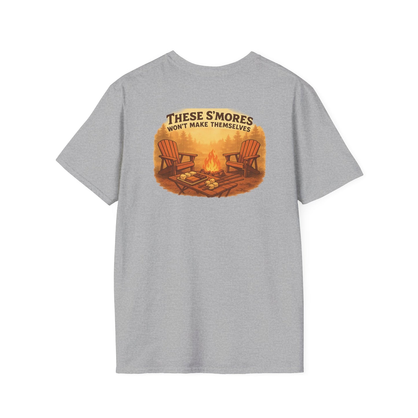 These S’mores Won’t Make Themselves – Campfire RV Tee