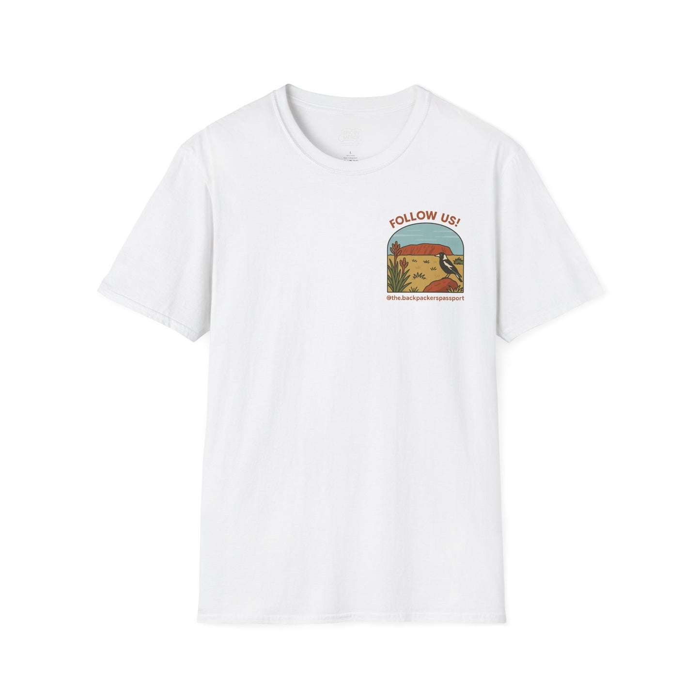 The Backpacker’s Passport – Adventure Awaits Trooper Tee