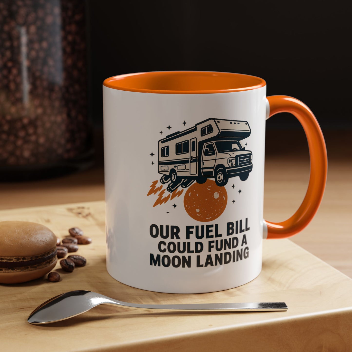 Our Fuel Bill Could Fund a Moon Landing Coffee Mug