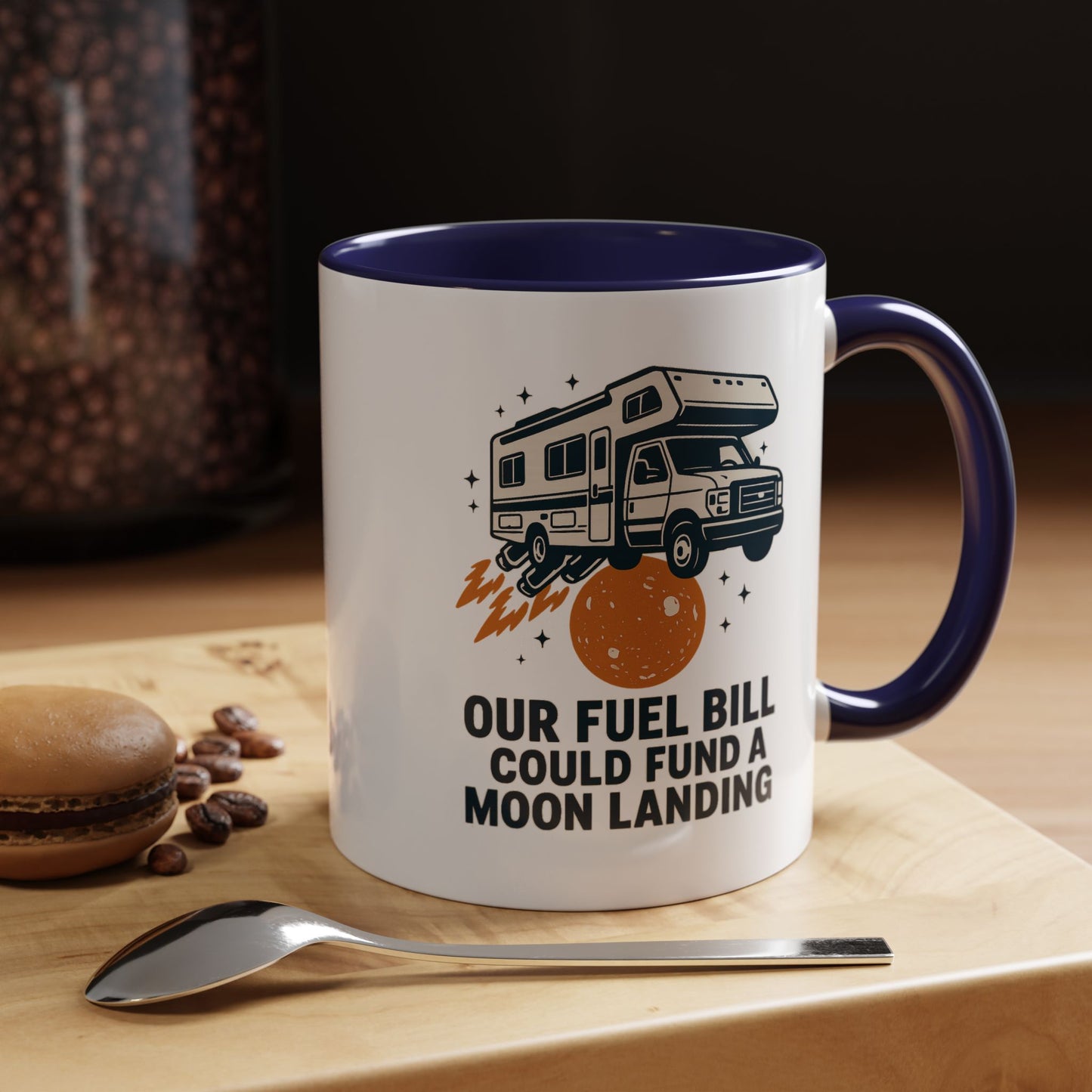 Our Fuel Bill Could Fund a Moon Landing Coffee Mug