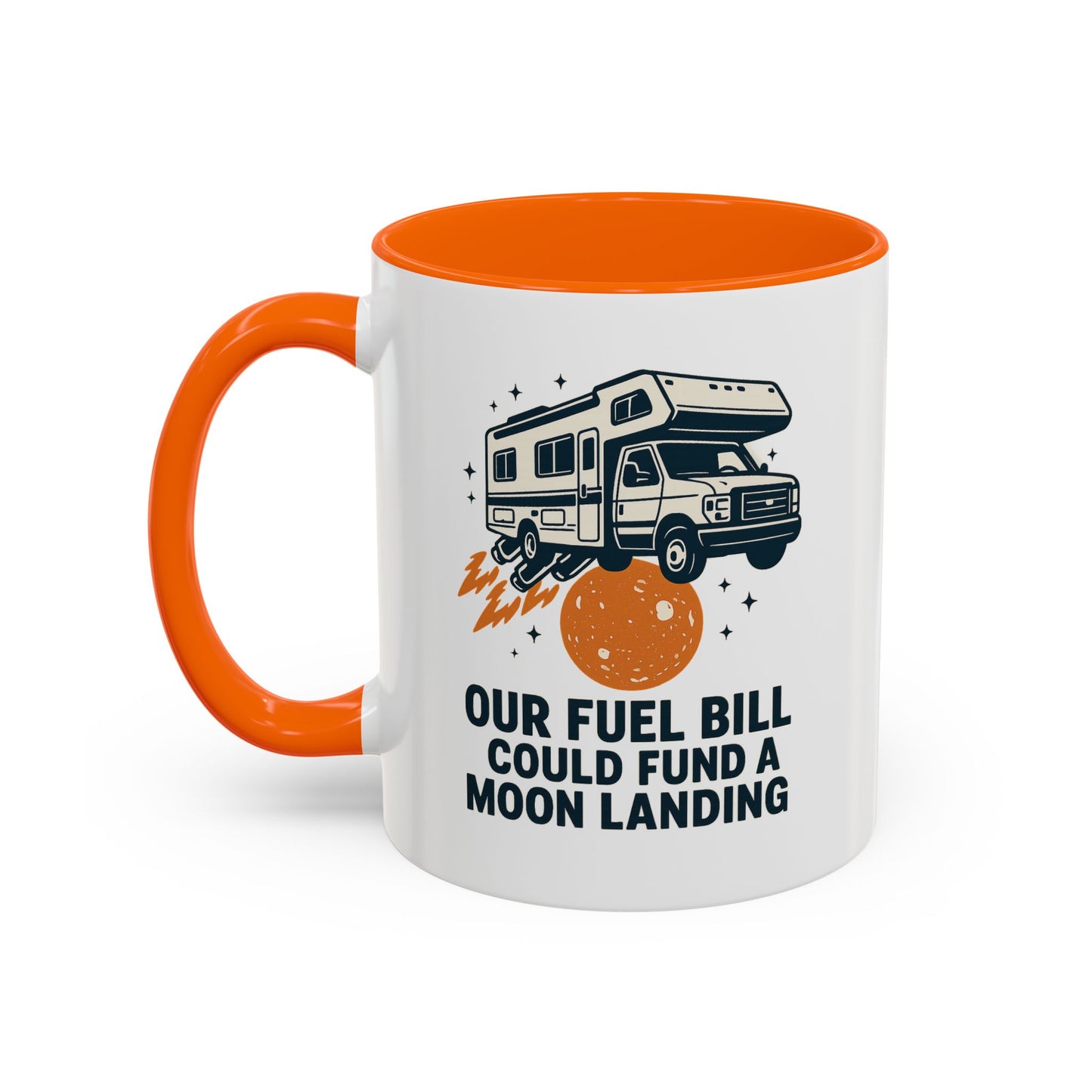 Our Fuel Bill Could Fund a Moon Landing Coffee Mug