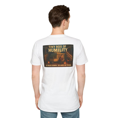 Tiny Box of Humility – Pop-Up Camper Tee