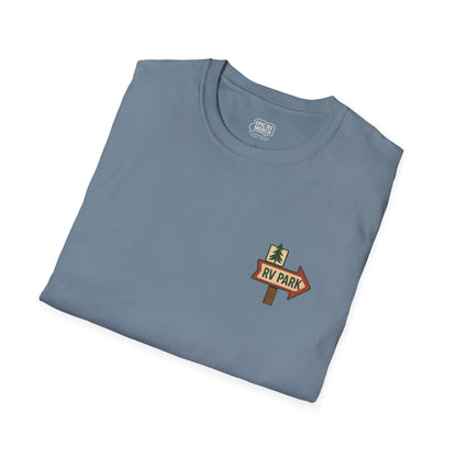 No, Our Camper Isn’t on Fire – Tiki Torch Ambiance RV T-Shirt