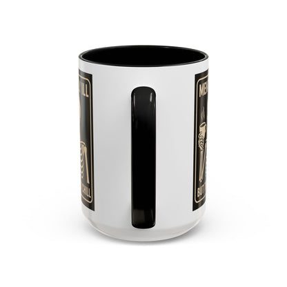Mentally Ill But Totally Chill Mug – Skeleton Humor for the Anxious, Caffeinated, and Kinda Dead Inside