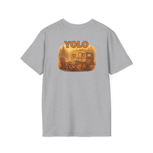 YOLO – The “You Only Lounge Once” Travel Trailer Camping Tee