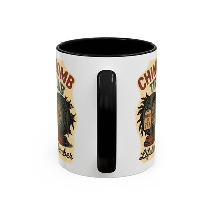 China Bomb Tire Club – “Lifetime Member” RV and Trailer Mug