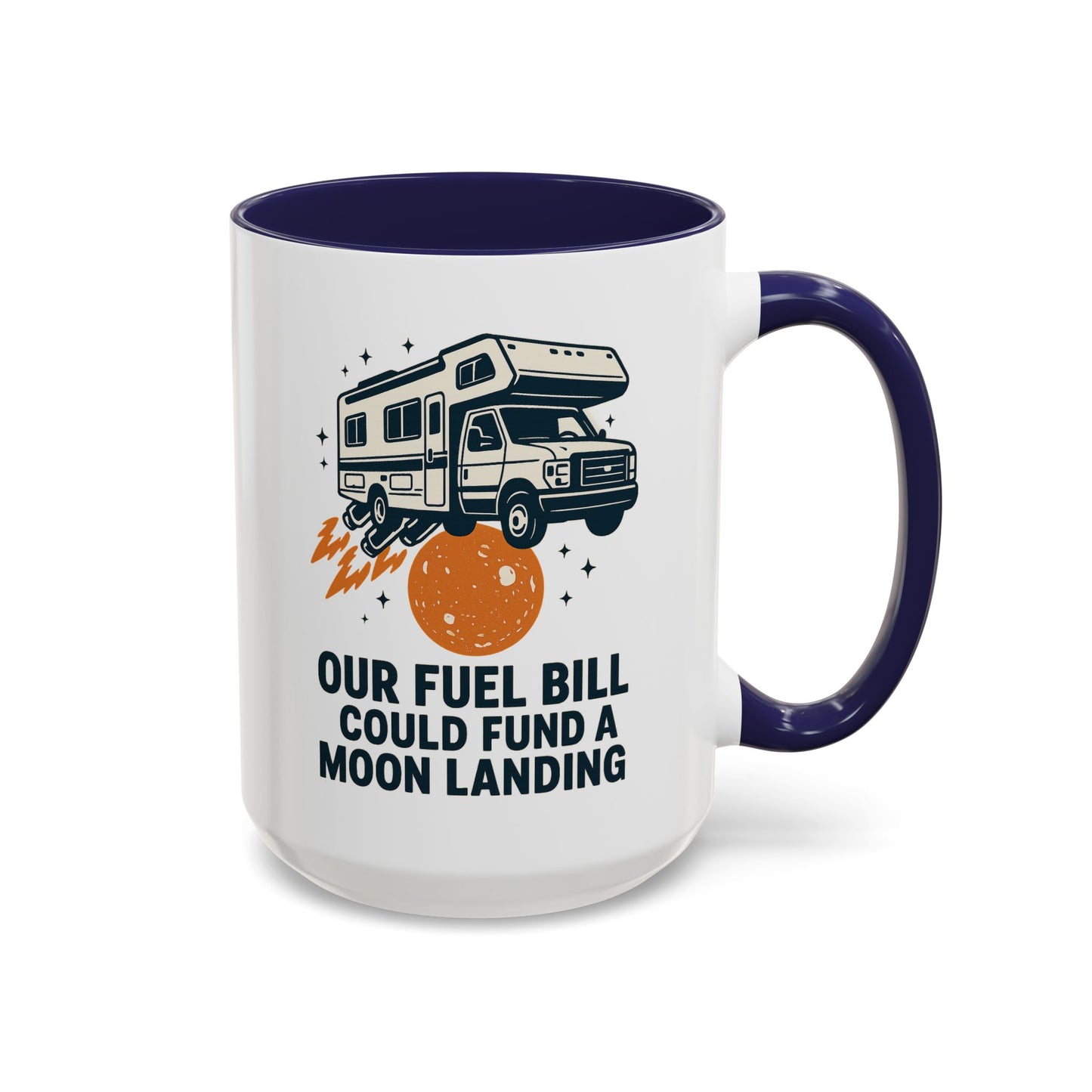 Our Fuel Bill Could Fund a Moon Landing Coffee Mug