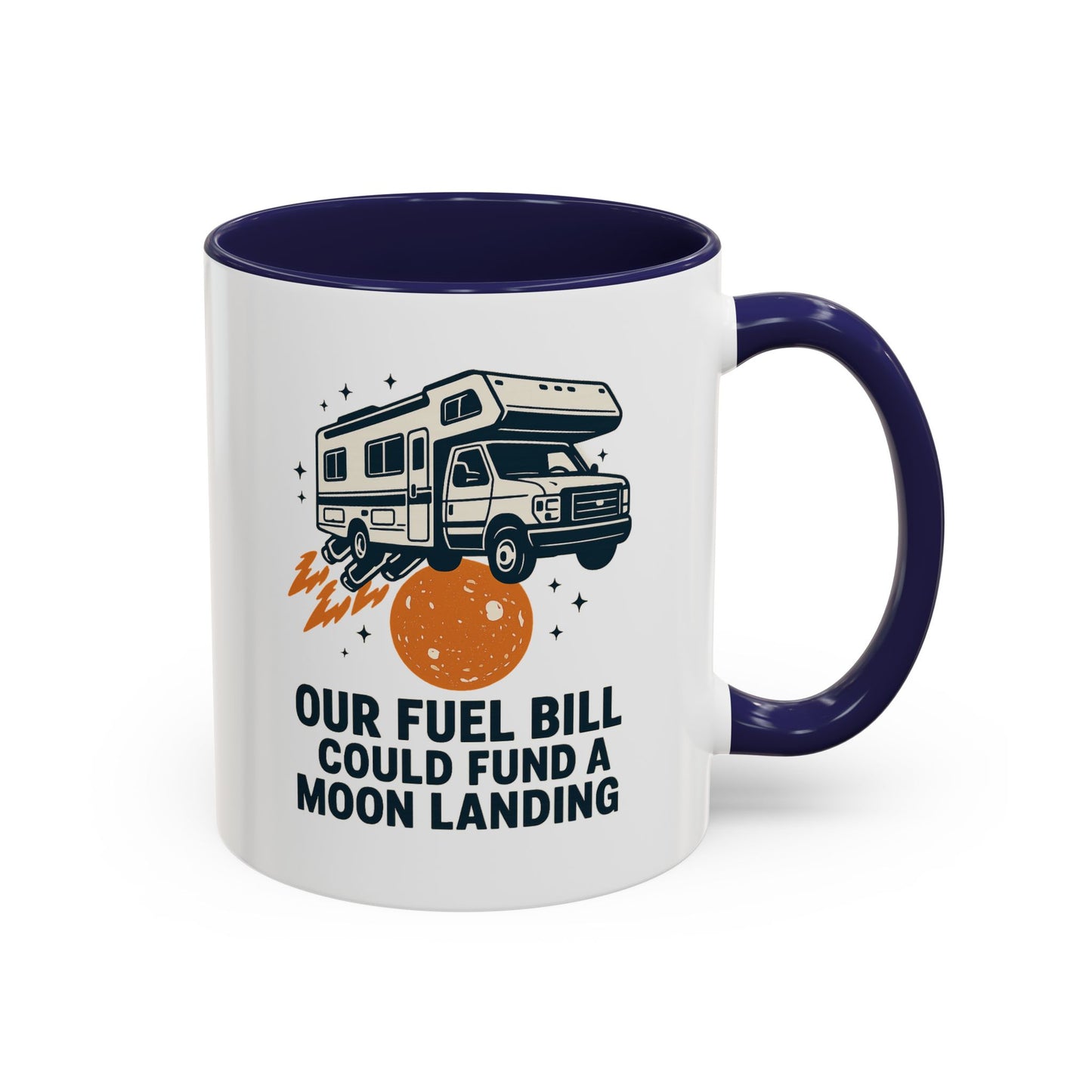 Our Fuel Bill Could Fund a Moon Landing Coffee Mug