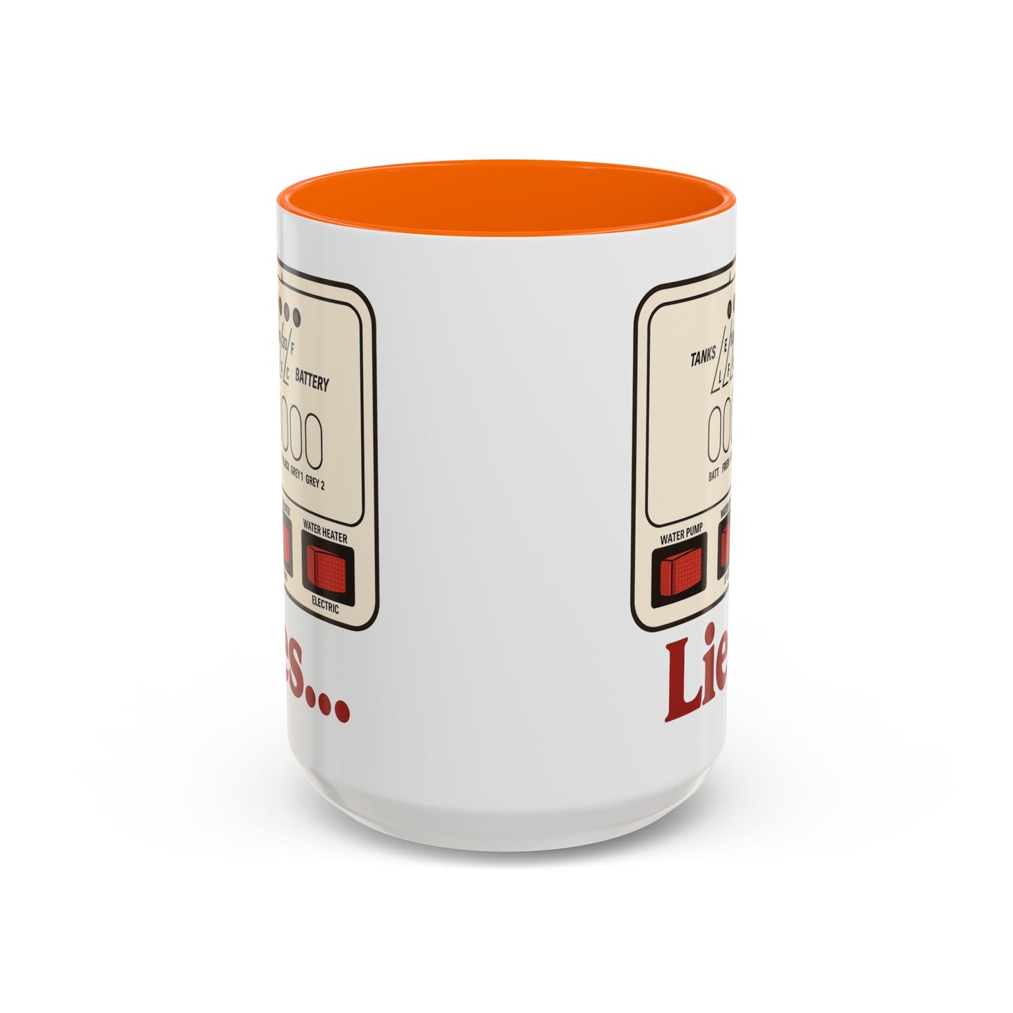 RV Control Panel "Lies..." Coffee Mug