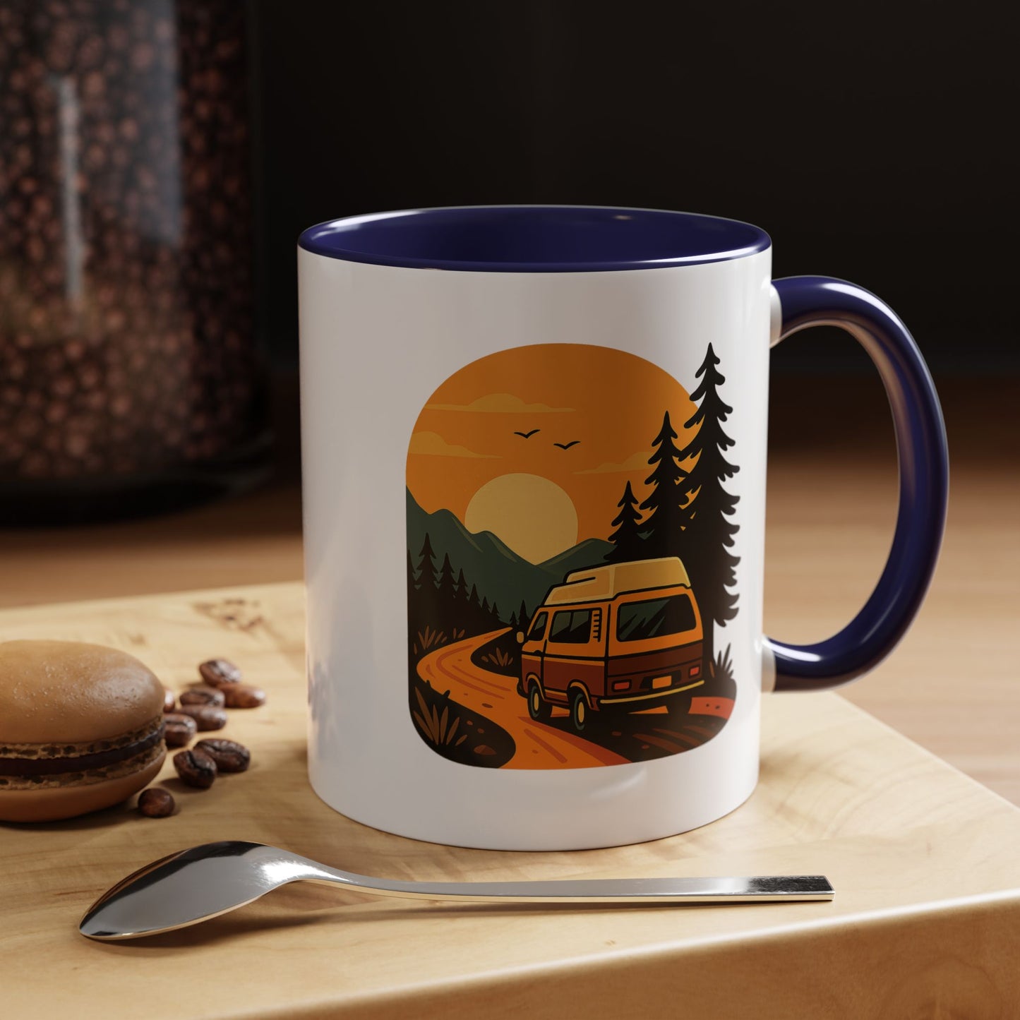 Sunset Road Trip Van Mug