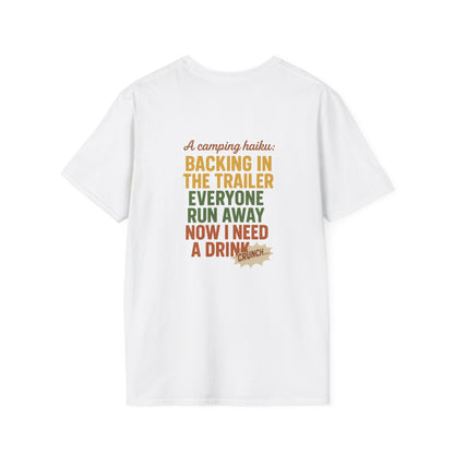 Camping Haiku – “Backing in the Trailer” RV T-Shirt