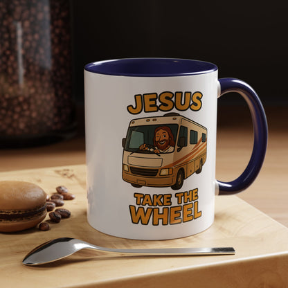 Jesus Take The Wheel (RV Edition) Coffee Mug