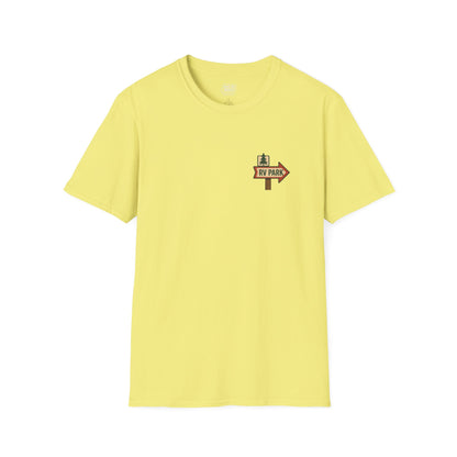 No, Our Camper Isn’t on Fire – Tiki Torch Ambiance RV T-Shirt
