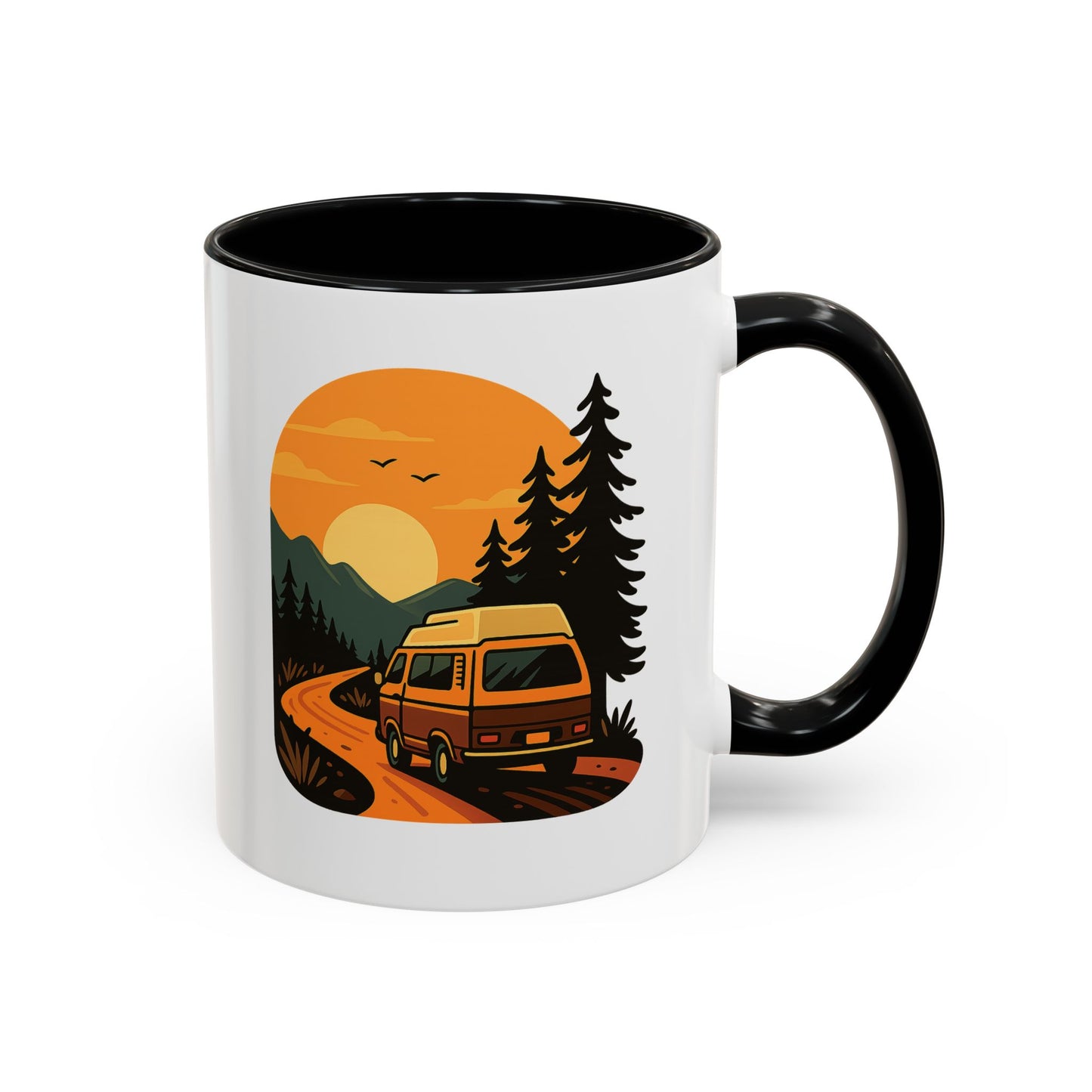 Sunset Road Trip Van Mug