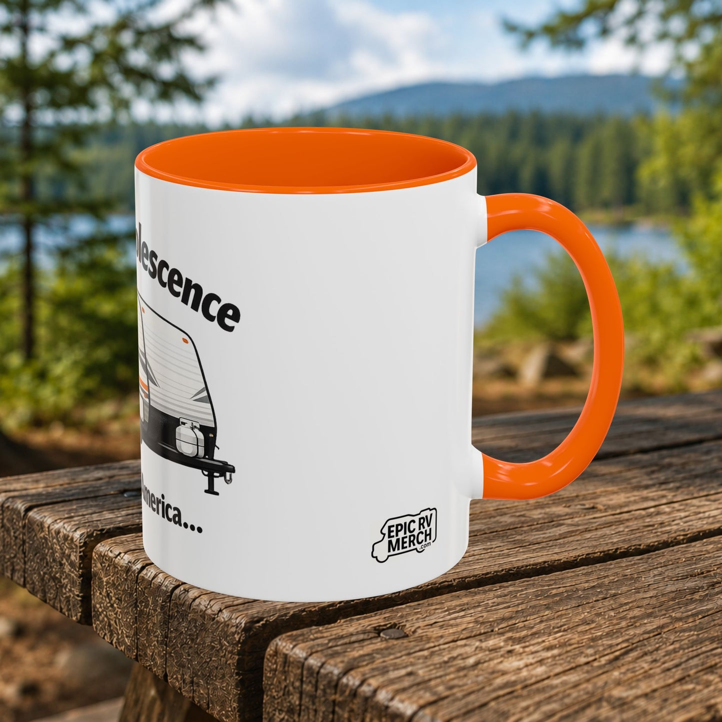 "Planned Obsolescence" RV Travel Humor Mug (11/15oz)