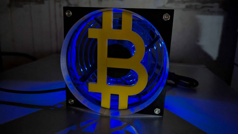 Bitcoin PC fan grill