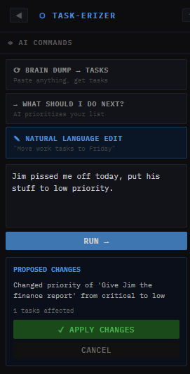 Task-erizer - The AI-Powered To-Do List App | 100% Locally Stored & Private | Runs in Your Browser