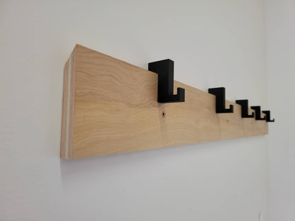 French Cleat Storage Rail and Hanger 6 Piece Set